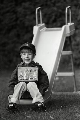 Photo of the child Lisa Morrey for a feature on back to school
