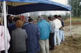Mayor Lou Sekora with officials at a ground breaking