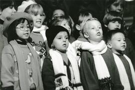 Xmas choir group called Footworks at Coquitlam Centre, Saturday.