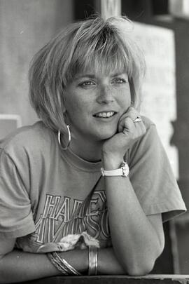 Brenda Wood, lung cancer survivor and part of the Barnet Rifle Range