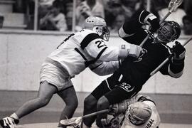 WLA lacrosse final, Bby vs. Coq, Game 7, action