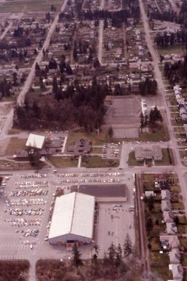 Aerial of the District of Coquitlam Municipal Sports Centre