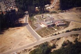 Aerial of Town Centre Firehall