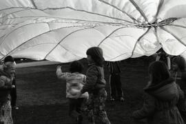 Movement education with parachute