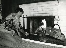 A wood fire may seem like a warm and romantic escape from the chilly outdoors