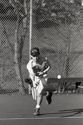 Robb ross first time tennis this year at Macking Park