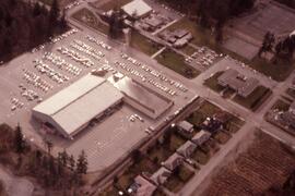 Aerial of the District of Coquitlam Municipal Sports Centre