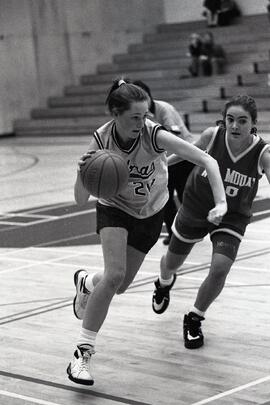 Mary Hill Cobras Vs. M.J. Mouat in second round of Fraser Valley Jr. girls basketball at Pitt Meadows Secondary.