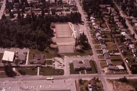 Aerial of the District of Coquitlam Municipal Sports Centre