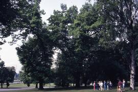 Walking tour on the Riverview grounds