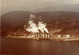 Aerial of Imperial Oil Company in Port Moody