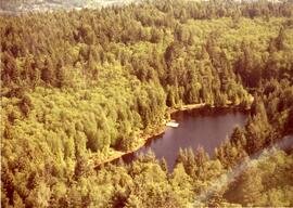 Aerial of Mundy Lake and Lost Lake